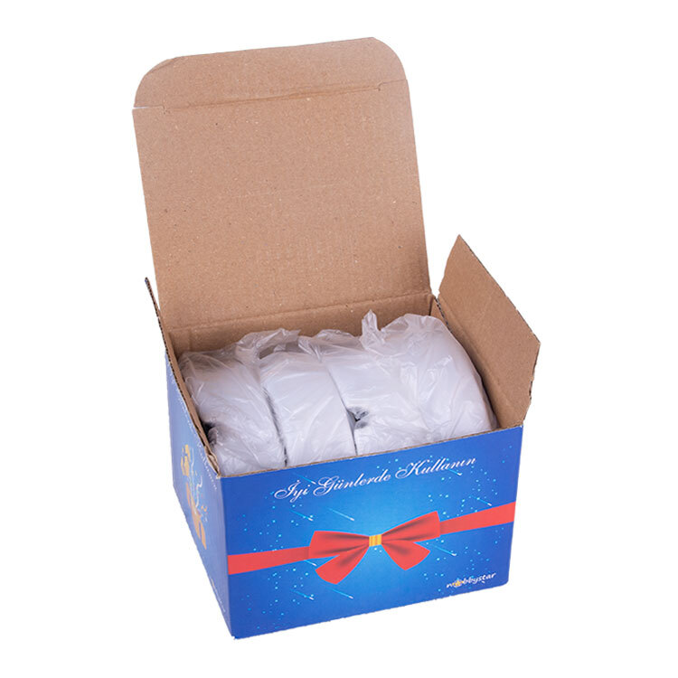 Porselen Kül Tablası – 4’lü Paket